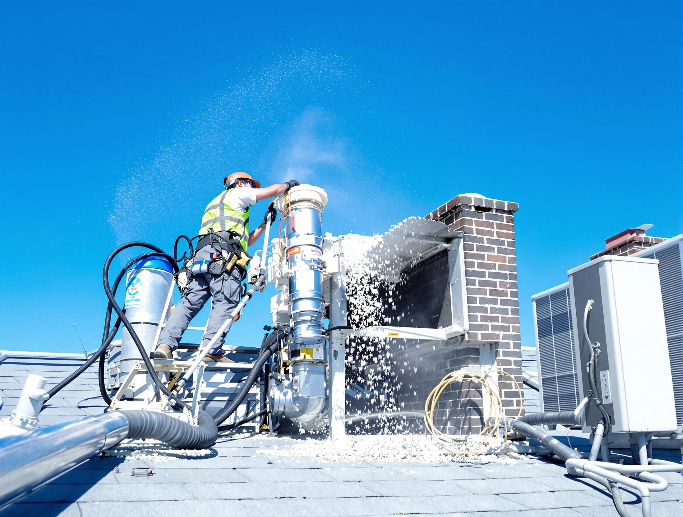 Expert roof dryer vent cleaning by Penn Hills Dryer Vent Cleaning in Penn Hills
