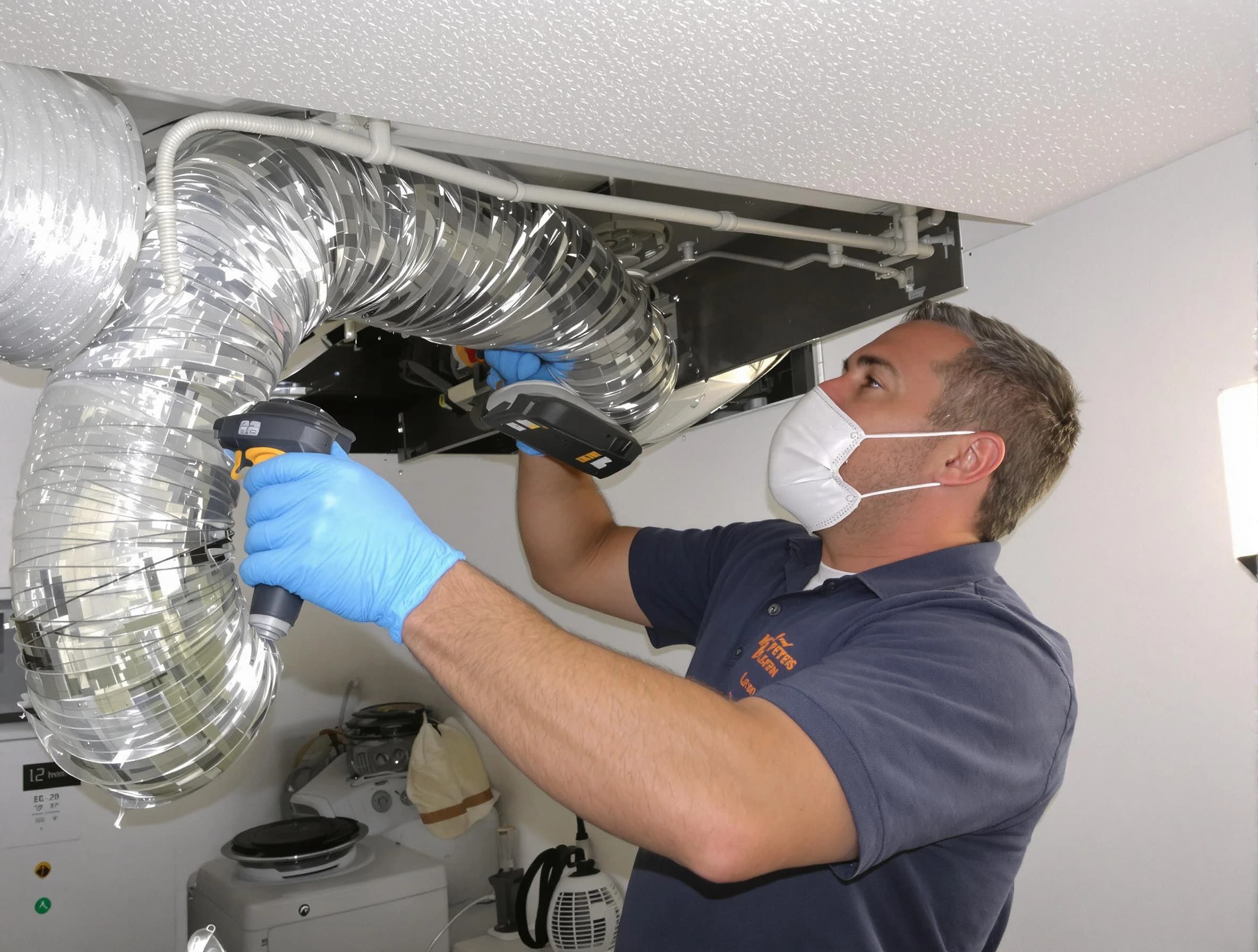 Penn Hills Dryer Vent Cleaning professional performing thorough residential dryer vent cleaning in Penn Hills